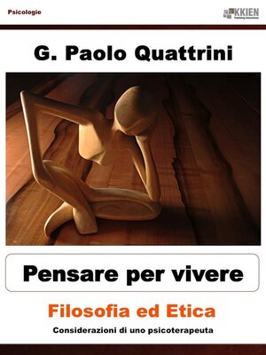cover image of Pensare per vivere Filosofia ed etica